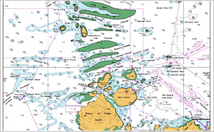 澳版海图AUS NO.0014-5001