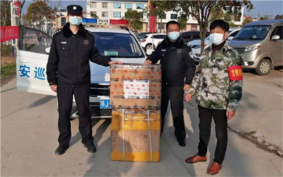 华之航向黄冈大别山捐赠对讲机已送达