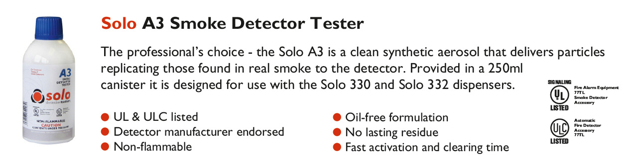 solo A3感烟探测器喷剂