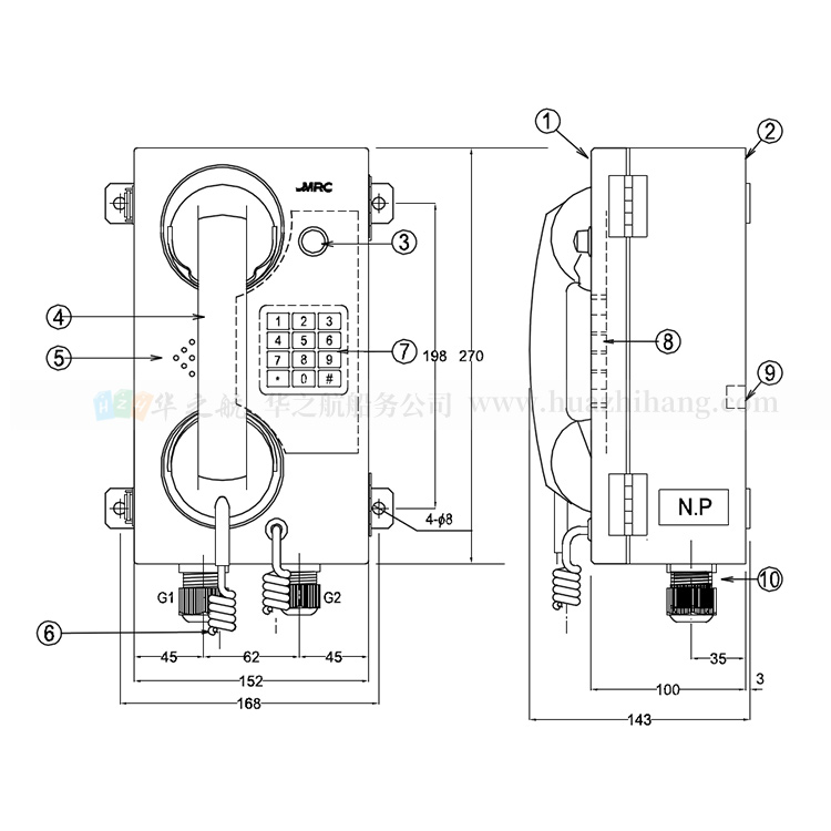 LC-213C-船用电话机