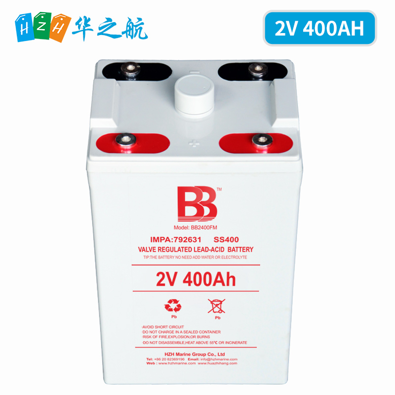 2V400AH BB船用AGM铅酸免维护蓄电池SS400